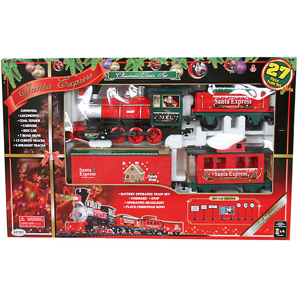 

Железная дорога Eztec Santa Express, Разноцветный, Железная дорога Eztec Santa Express