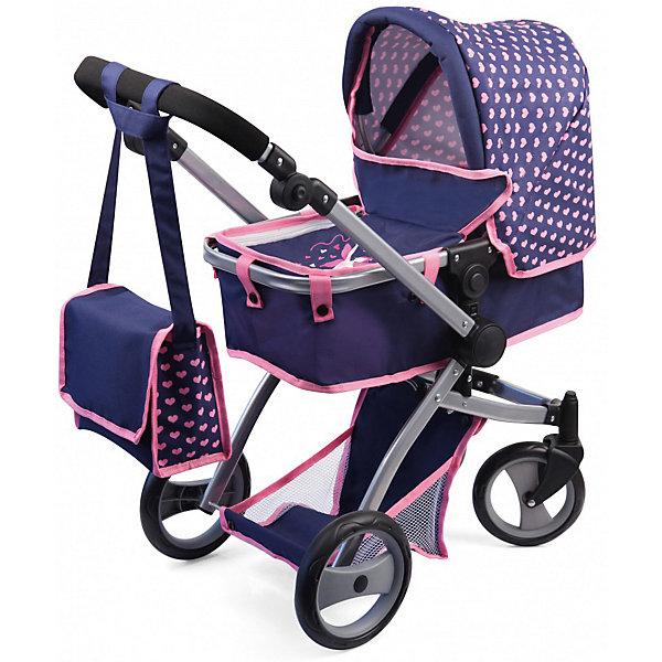

Коляска для кукол Bayer Neo Pro, Pink/blau, Коляска для кукол Bayer Neo Pro