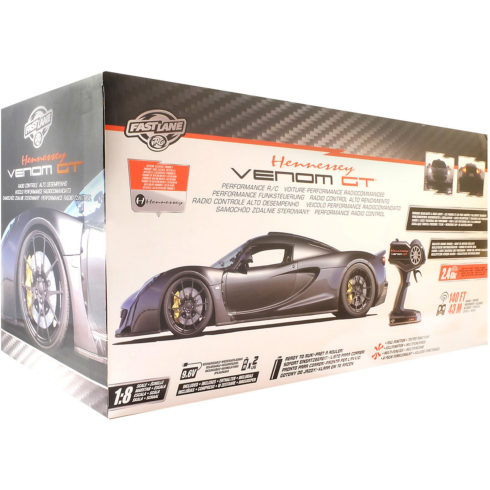 Радиоуправляемая машинка Venom GT, 1:8 Eztec 16654868