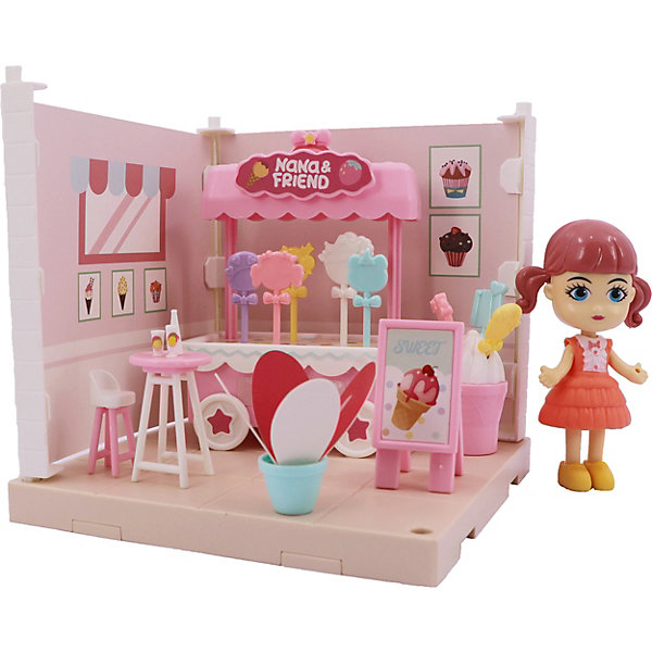 

Игровой набор Funky Toys Милый уголок "Кафе-мороженое, Разноцветный, Игровой набор Funky Toys Милый уголок "Кафе-мороженое"