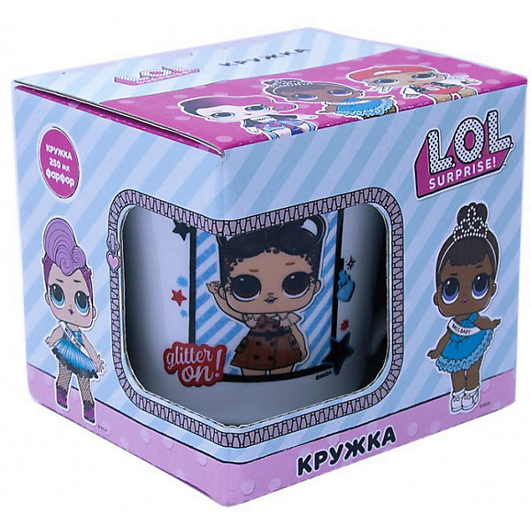 

Кружка фарфоровая Stor L.O.L. Surprise!, 250 мл, Разноцветный, Кружка фарфоровая Stor L.O.L. Surprise!, 250 мл