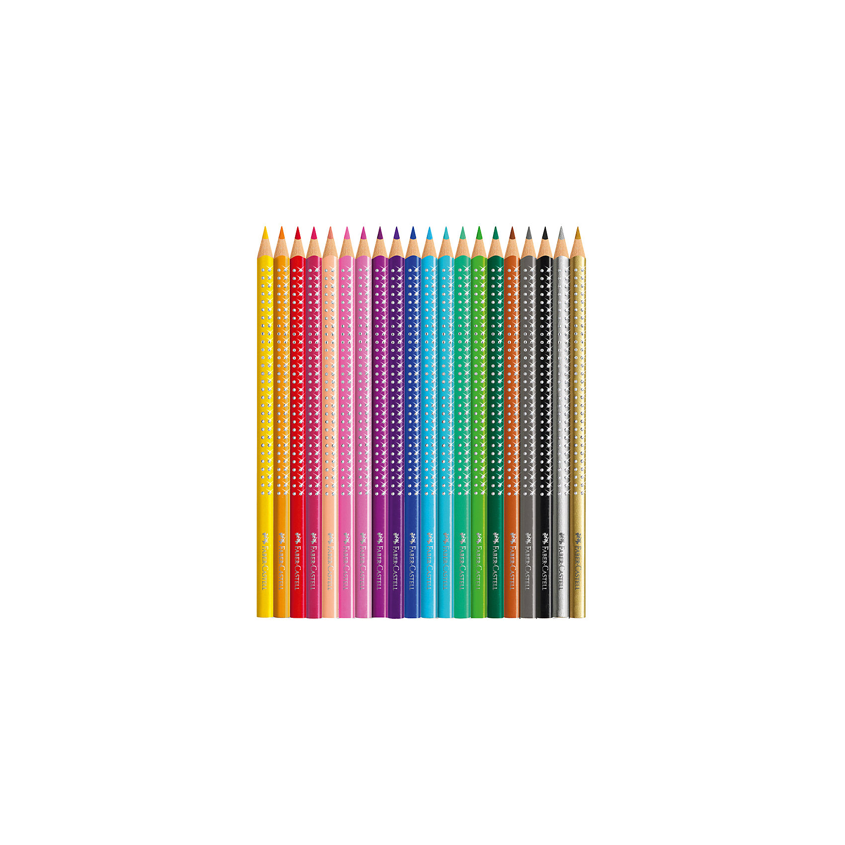 фото Карандаши цветные faber-castell sparkle, 20 цветов