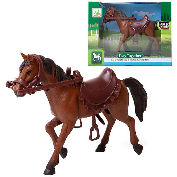 

Игровая фигурка Junfa Toys Лошадка, Коричневый, Игровая фигурка Junfa Toys Лошадка