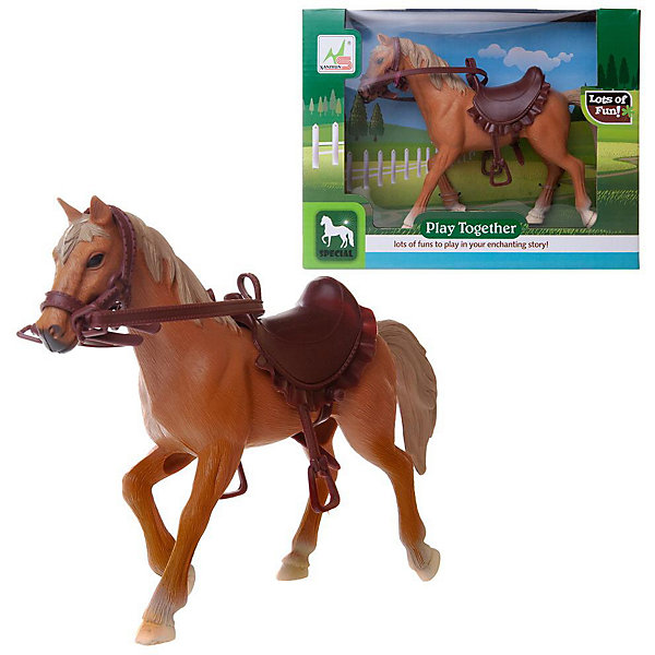 

Игровая фигурка Junfa Toys Лошадка, Бежевый, Игровая фигурка Junfa Toys Лошадка