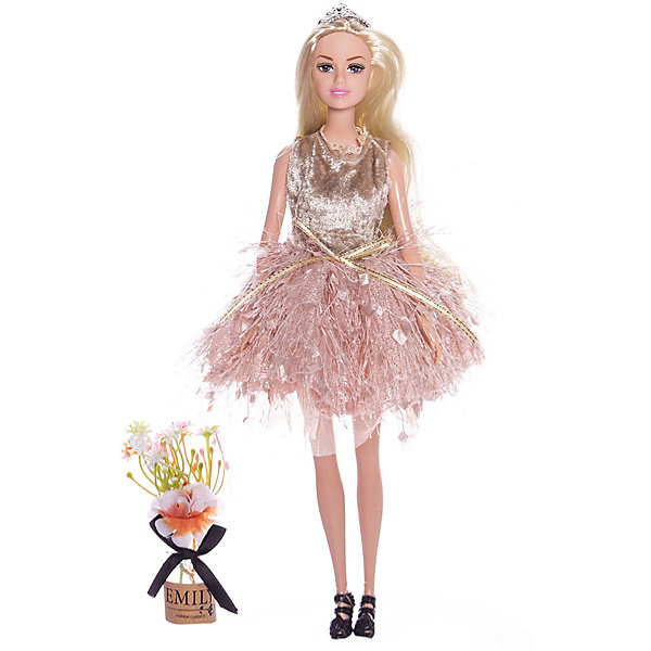 Кукла "Розовая серия" Эмили с аксессуарами, 30 см Junfa Toys 16690159