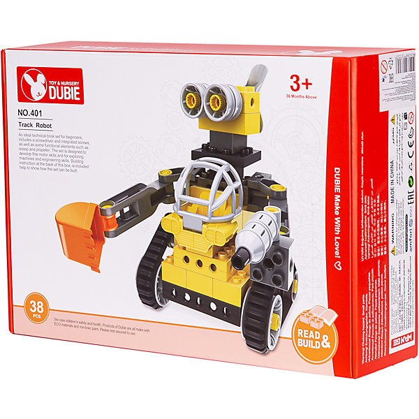Машинка-конструктор "Собери сам" Робот, 43 детали Junfa Toys 16690174