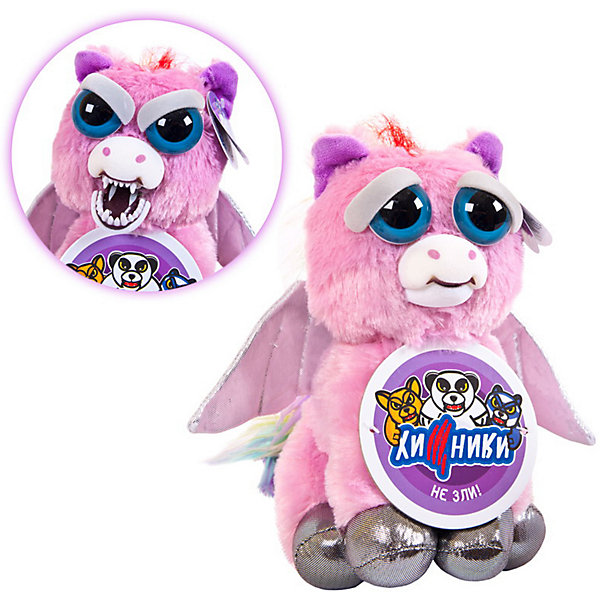 

Мягкая игрушка ABtoys "Хищники" Дракон, 20 см, Розовый, Мягкая игрушка ABtoys "Хищники" Дракон, 20 см
