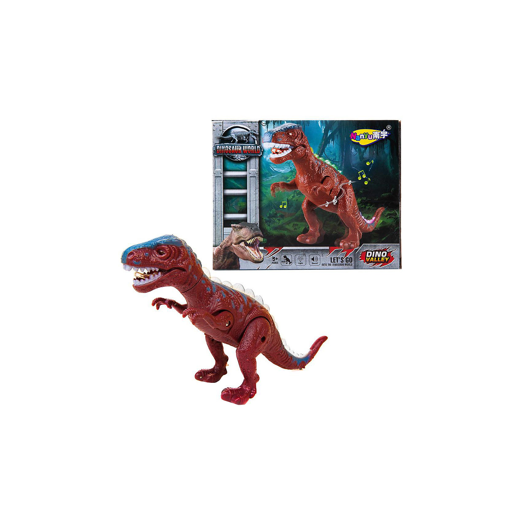 Интерактивная игрушка Динозавр, свет, звук Junfa Toys 16690228