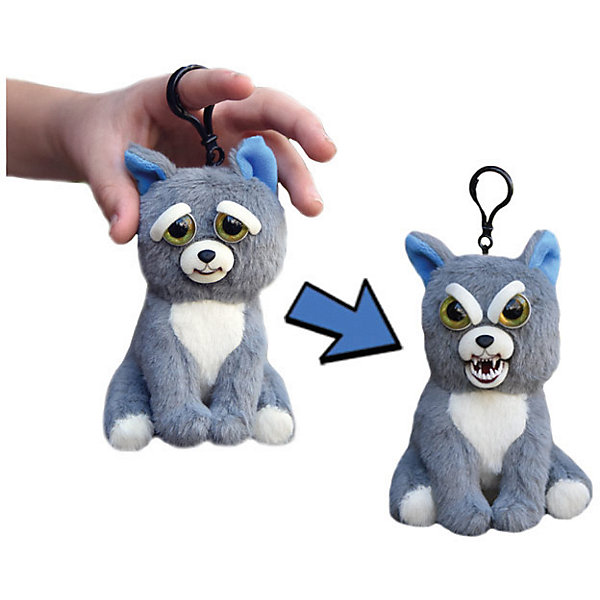 Мягкая игрушка-брелок Собака, 11 см Feisty Pets 16690241