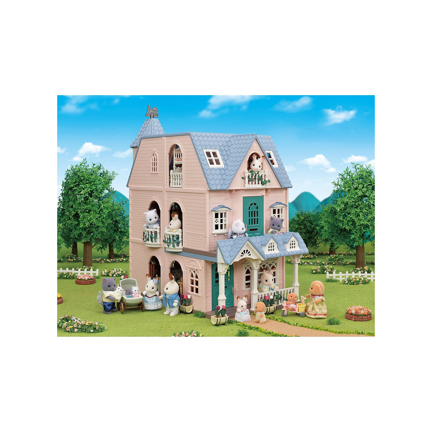 фото Игровой набор sylvanian families праздничный коттедж эпоха чудес