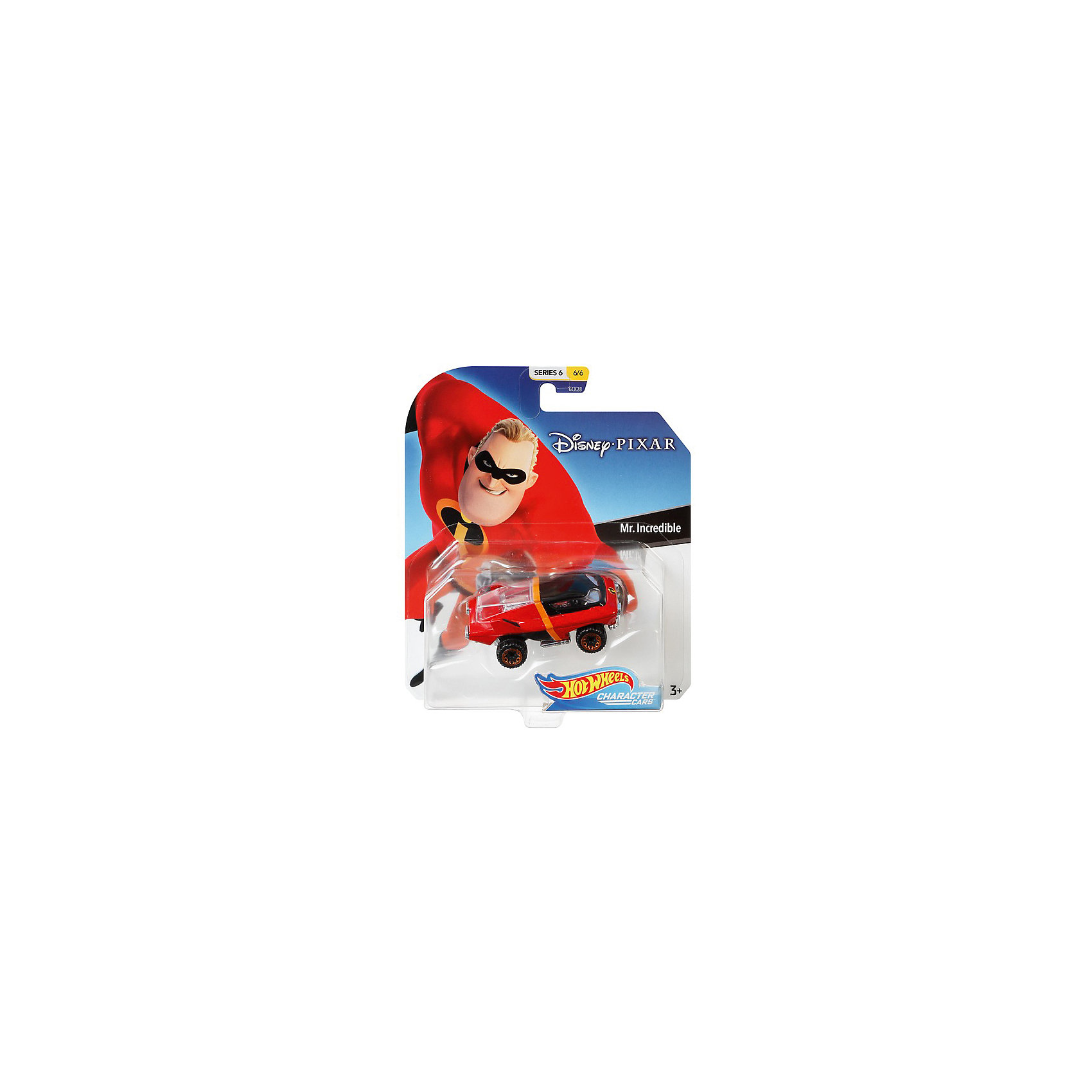 Премиальная машинка Hot Wheels Персонажи Disney Мистер Исключительный Mattel 16693512