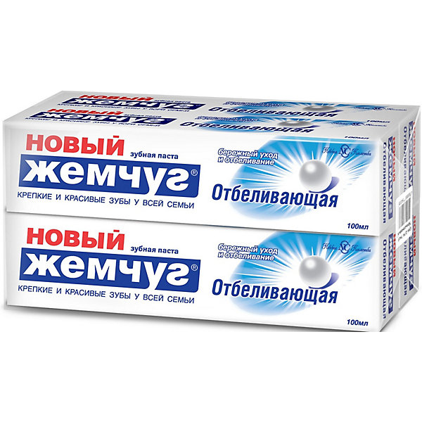 

Зубная паста Новый Жемчуг Отбеливающая, 100 мл, 4 шт