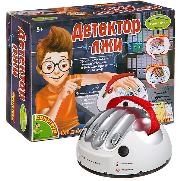 

Набор для опытов Bondibon "Детектор лжи, Набор для опытов Bondibon "Детектор лжи"