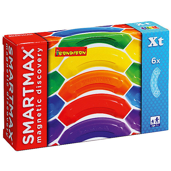

Магнитный конструктор Bondibon SmartMax "Дополнительный набор" 6 изогнутых палочек