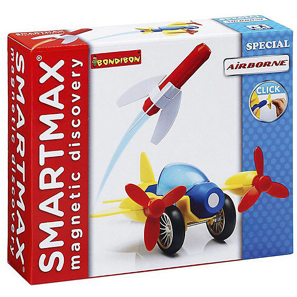 

Магнитный конструктор Bondibon SmartMax "Специальный набор" Полёт, 9 деталей