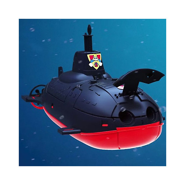 Подводная лодка разнообразит игру в воде или на улице во дворе. Нижняя часть на колесиках. Под крышкой находи Нордпласт 16707315