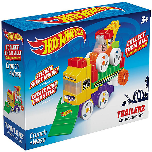 

Конструктор Bauer Hot Wheels Trailerz Crunch + Wasp Машинка