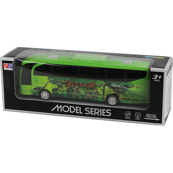 Автобус Model series Dinosaur, инерционный Наша Игрушка 16742555