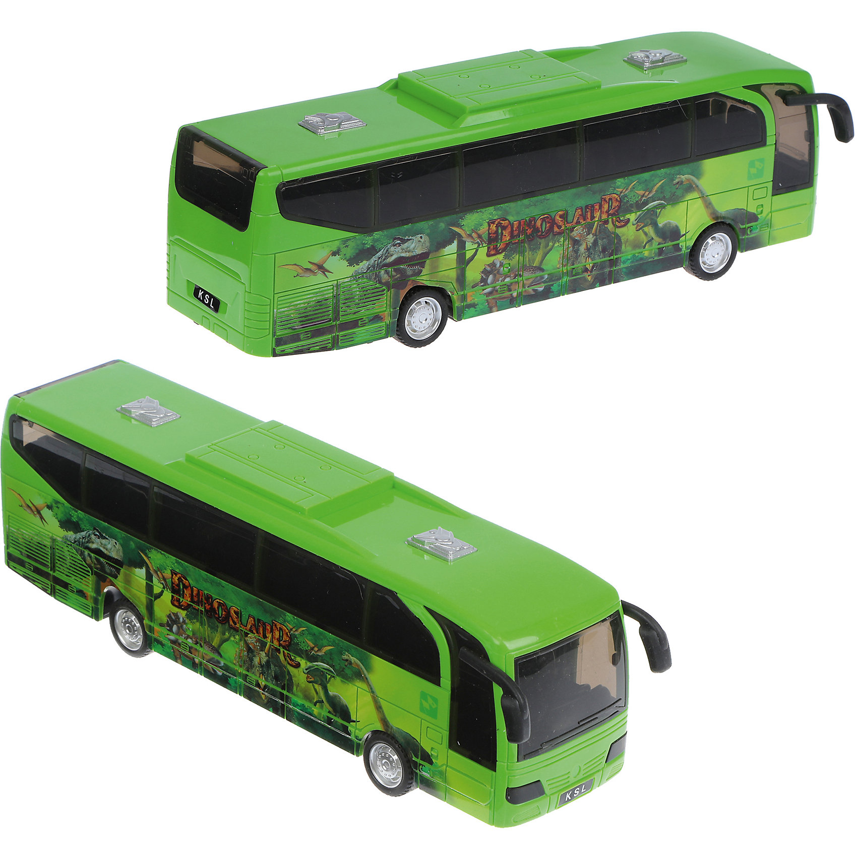 фото Автобус наша игрушка model series dinosaur, инерционный