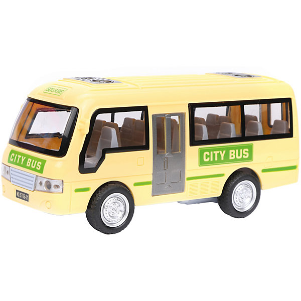 фото Автобус наша игрушка city bus, инерционный