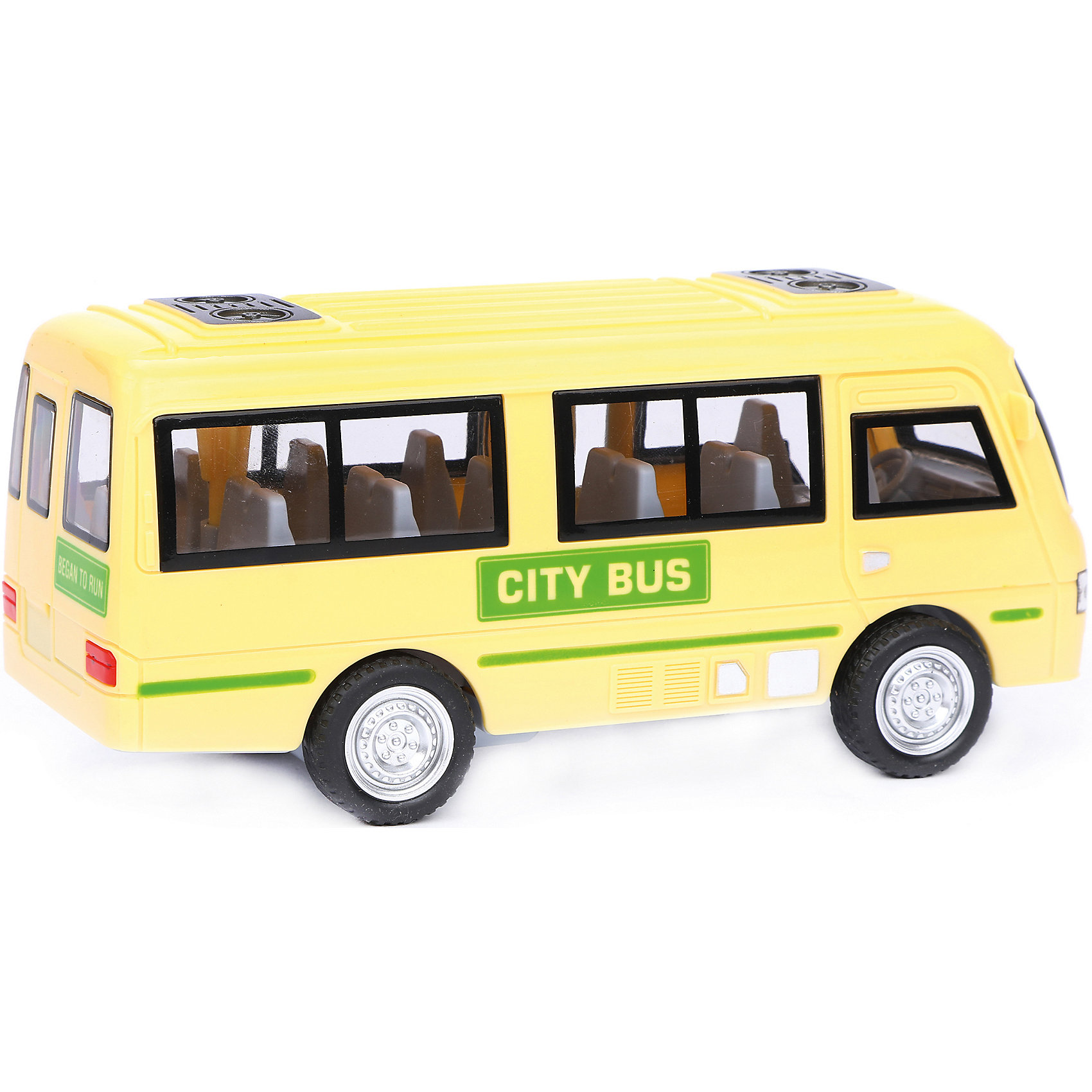 фото Автобус наша игрушка city bus, инерционный