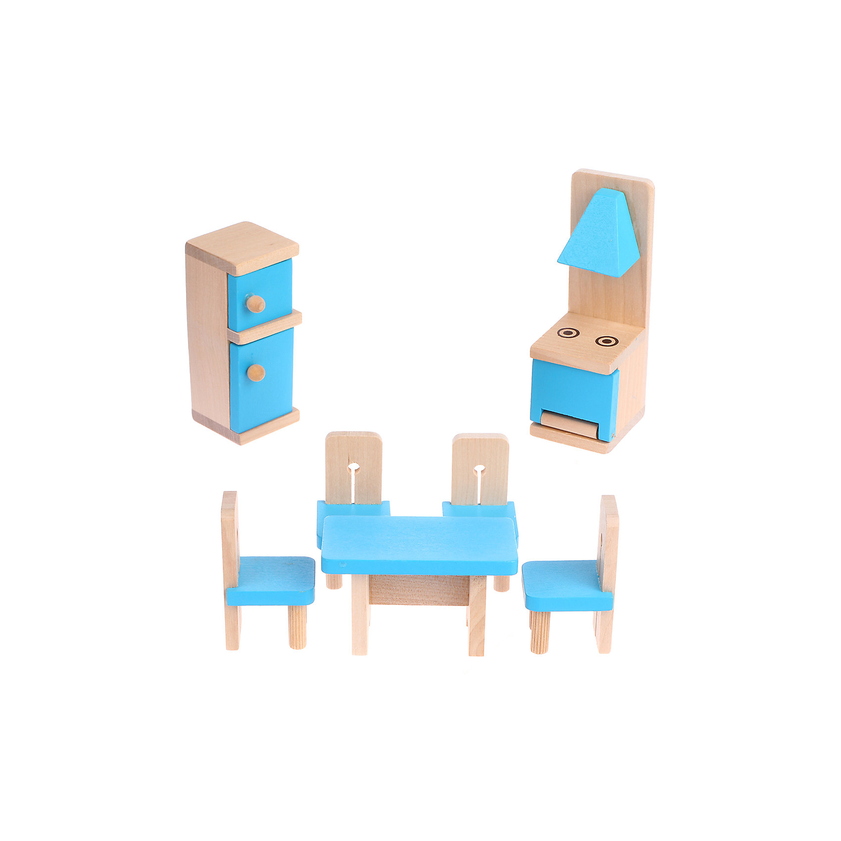 Набор деревянной мебели "Кухня", 7 предметов Наша Игрушка 16742741