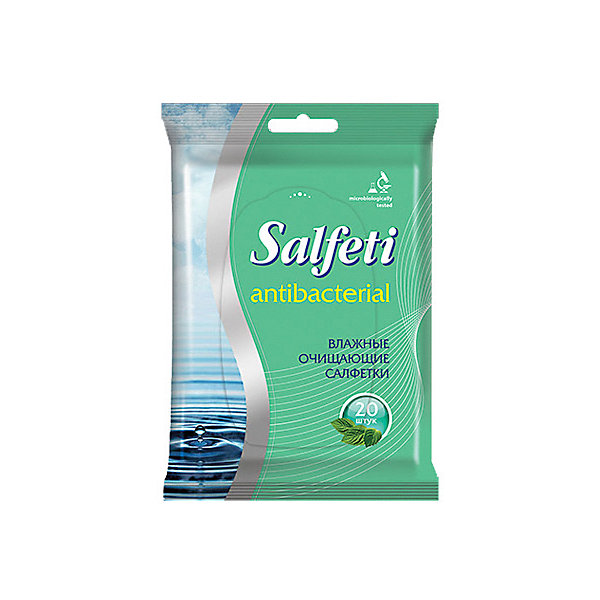

Влажные салфетки Авангард Salfeti antibac № 20 антибактериальные, 8 шт
