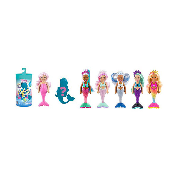 

Кукла Barbie "Мода В3" Челси-русалка, Разноцветный, Кукла Barbie "Мода В3" Челси-русалка