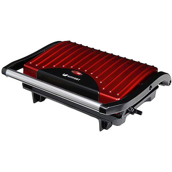 

Бутербродница Kitfort Panini Maker КТ-1609, Красный, Бутербродница Kitfort Panini Maker КТ-1609