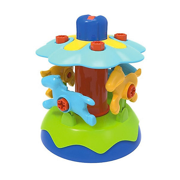 

Конструктор Edu-Toys Карусель, 38 деталей, Разноцветный, Конструктор Edu-Toys Карусель, 38 деталей