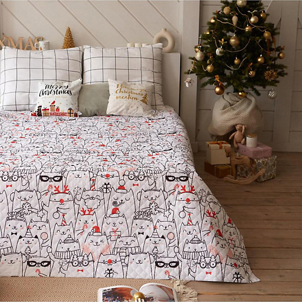 

Покрывало Этель Xmas cat, 230х210 см, Белый, Покрывало Этель Xmas cat, 230х210 см