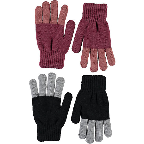 

Перчатки Molo, 2 пары, Розовый, Перчатки Molo, 2 пары