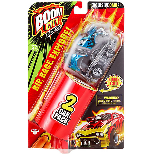 Машинка Boom City Racers Fire it up, 2 шт Moose 16816826