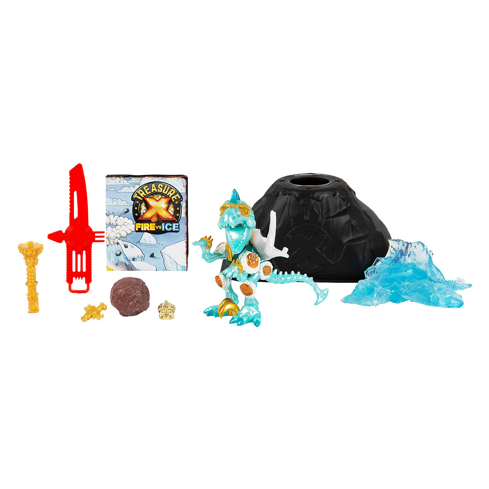 Игровой набор Treasure X Вулкан "Огонь vs Лед" Moose 16816828