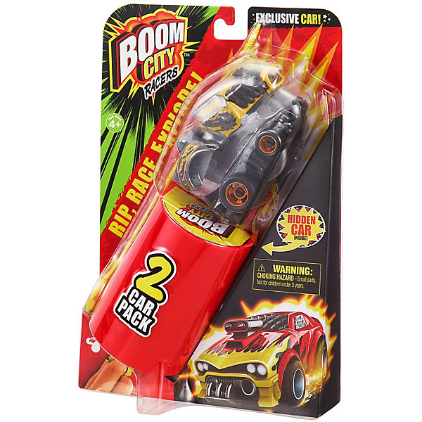 Машинка Boom City Racers Roast'd, 2 шт Moose 16816832