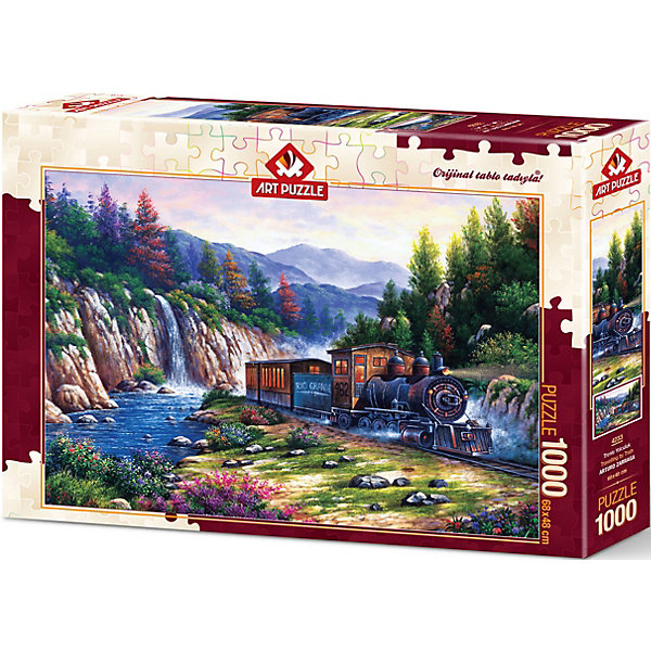 

Пазл Art Puzzle Путешествие на поезде, 1000 деталей