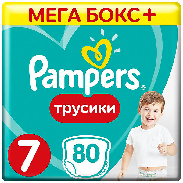 фото Трусики pampers pants 17+ кг, 80 шт