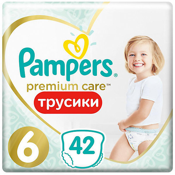 фото Трусики pampers premium care pants 15+ кг, 42 шт