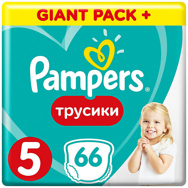 фото Трусики pampers pants 12-17 кг, 66 шт