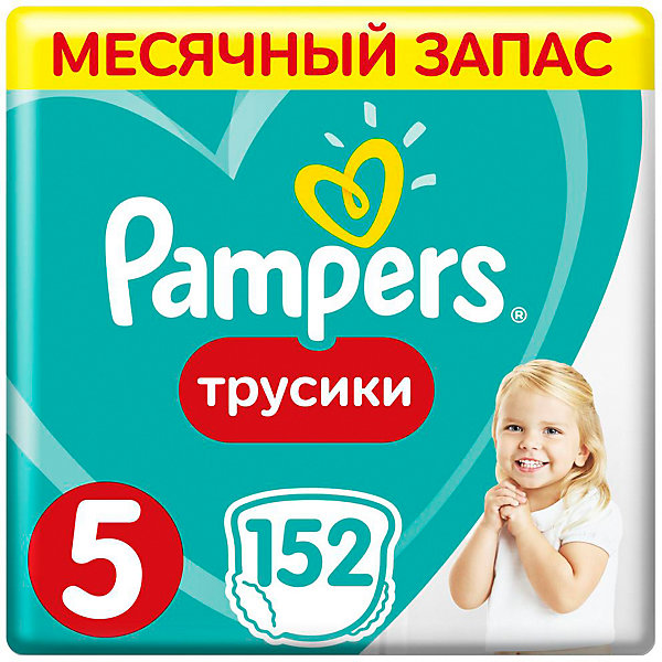 фото Трусики pampers pants 12-17 кг, 152 шт