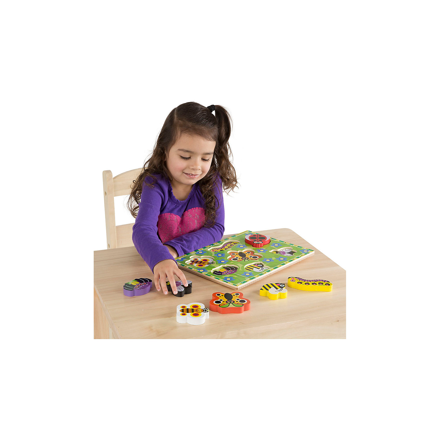 фото Мои первые пазлы melissa & doug "насекомые", 7 элементов