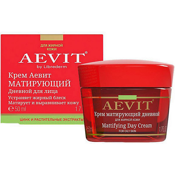 

Матирующий дневной крем AEVIT BY Librederm, 50 мл