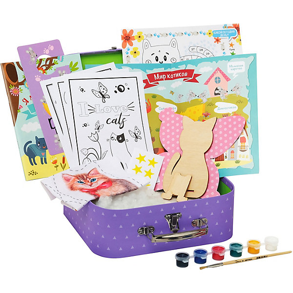 

Чемоданчик c развлечениями Бумбарам "Я люблю котиков, Чемоданчик c развлечениями Бумбарам "Я люблю котиков"