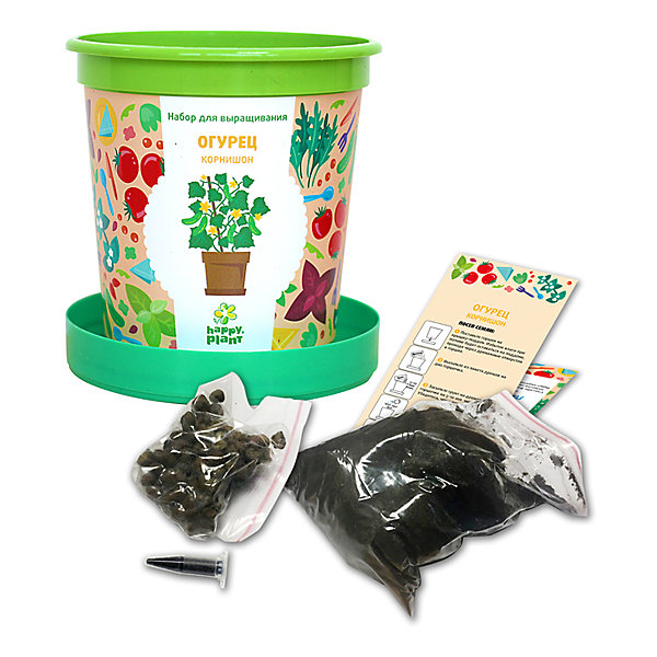 

Набор для выращивания Happy Plant Огурец корнишон в горшке