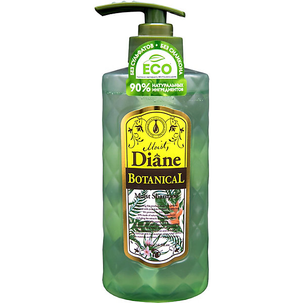 

Бессиликоновый бессульфатный шампунь Moist Diane Botanical Moist Увлажнение, 480 мл