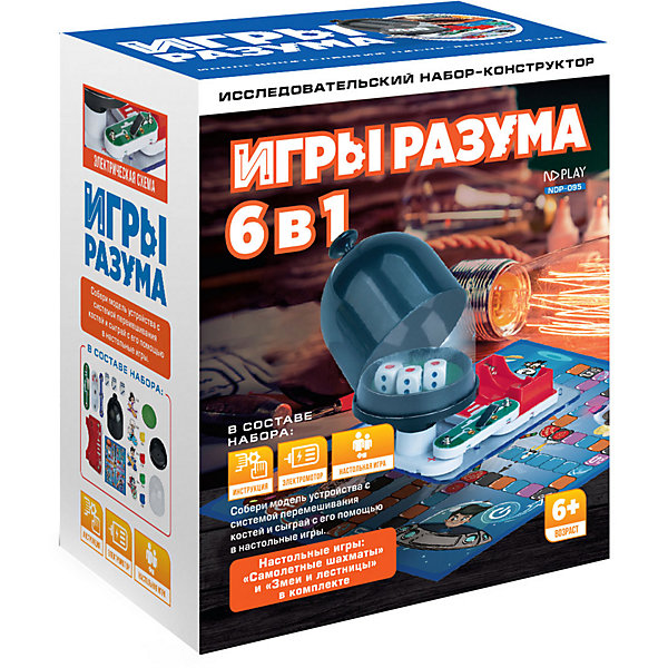 Электронный конструктор ND Play Игры разума, 6 в 1