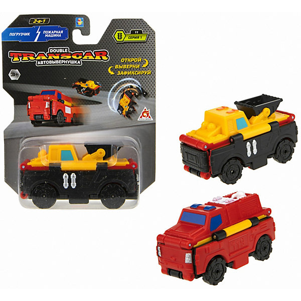 

Машинка-трансформер 1Toy Transcar Double Погрузчик/пожарная машина, 8 см, Желтый, Машинка-трансформер 1Toy Transcar Double Погрузчик/пожарная машина, 8 см