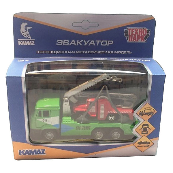 

Машинка инерционная Технопарк "Камаз-эвакуатор, Машинка инерционная Технопарк "Камаз-эвакуатор"