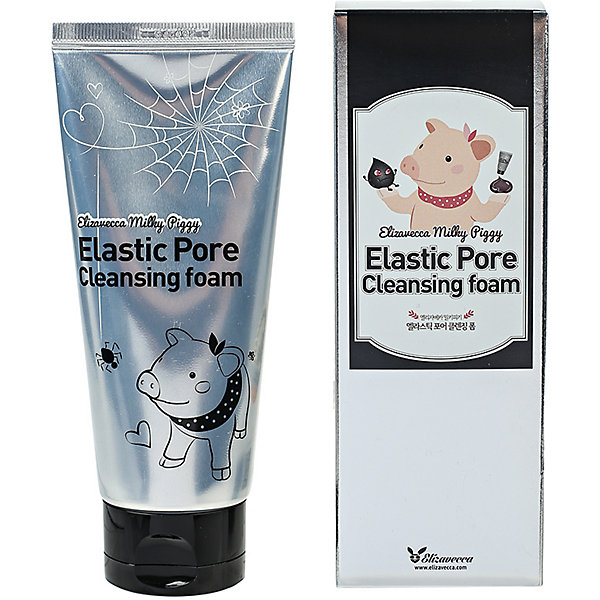 фото Пенка для умывания elizavecca elastic pore cleansing foam, 120 мл