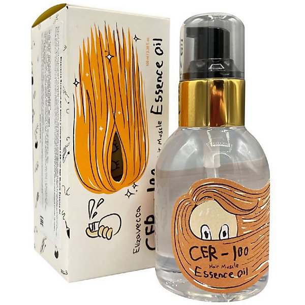 

Эссенция для волос Elizavecca Cer-100 Hair Muscle с коллагеном, 100 мл
